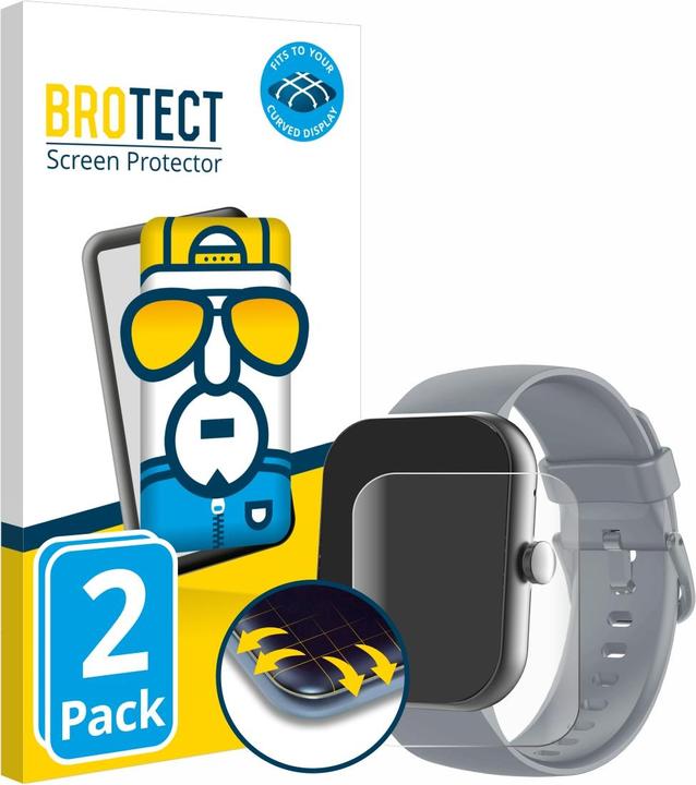 Produktbild BROTECT Fullscreen Schutzfolie Displayschutz Folie Klar Transparent
