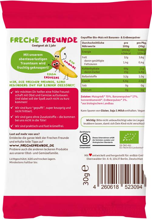 Immagine prodotto Freche Freunde Cuori croccanti (30 g)