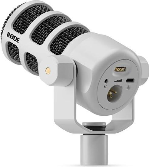 Produktbild RØDE Mikrofon Podmic USB Weiss mit DS-2 Desktop-Stativ