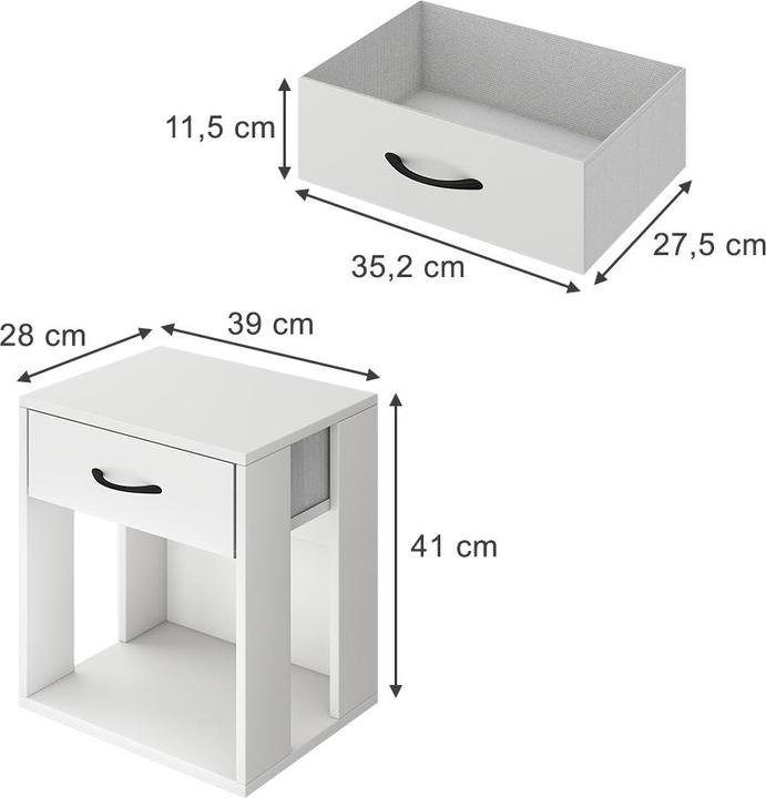 Image du produit Vicco Virela (39 x 28 x 41 cm)