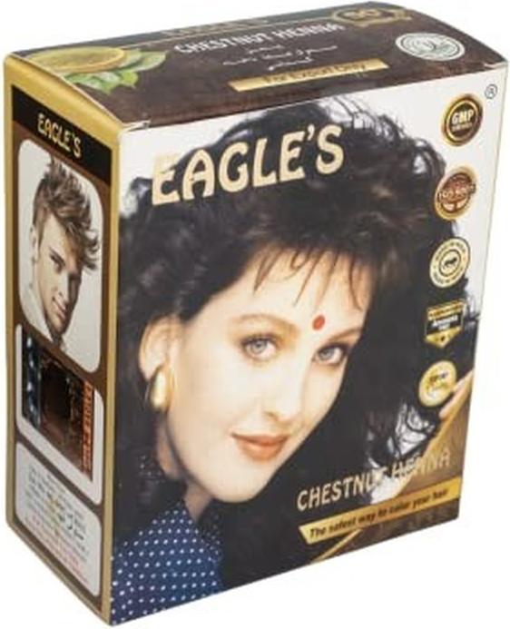Immagine prodotto Eagles Colore per Capelli Henné Castano (Marrone)