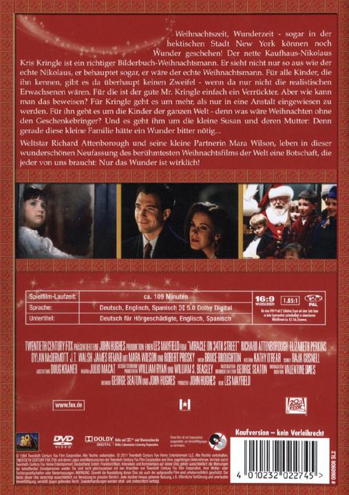 Actual product image The Miracle of Manhattan (DVD, 1994, German, Spanish, English)