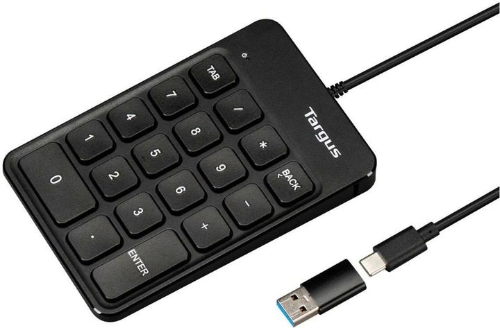 Targus Keypad USB Wired black (Tastierino numerico, Cablato)