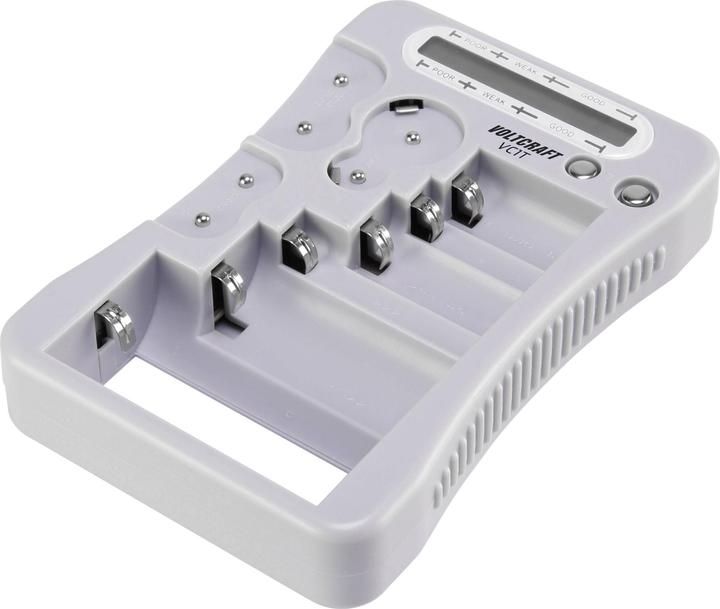 Actual product image Voltcraft Battery tester VC1T Measuring range (battery tester) 1.5 V, 3 V, 6 V, 9 V