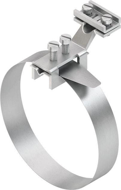Kleinhuis HKL 38/1 Earthing strap clamp 25-48 mm for longitudinal wiring