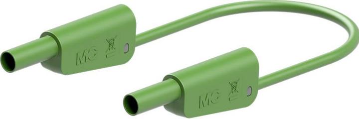 Actual product image Stäubli SLK-4N-S25 Measuring cable ( - ) 50 cm Green 1 pc.
