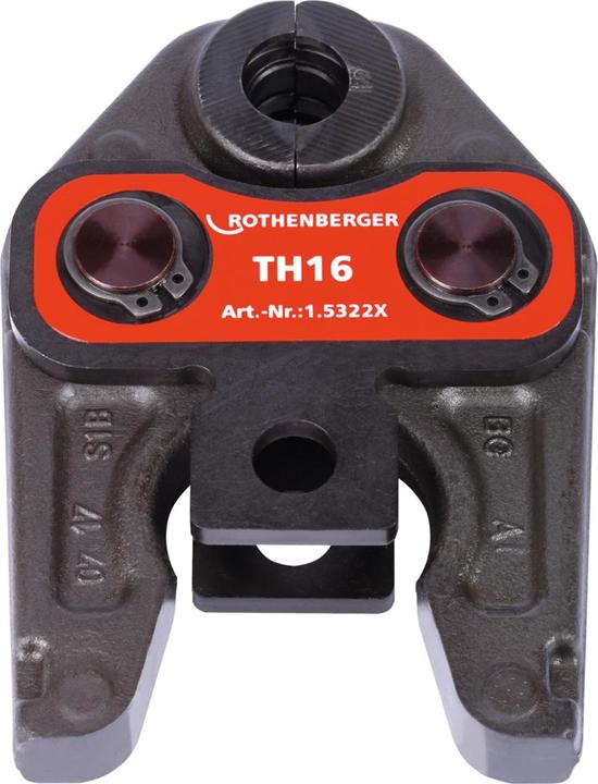 Produktbild Rothenberger Pressbacke Presszange Standard TH16 ( 015322X ) für ROMAX 4000 / Akku Press ACC et (142 mm)