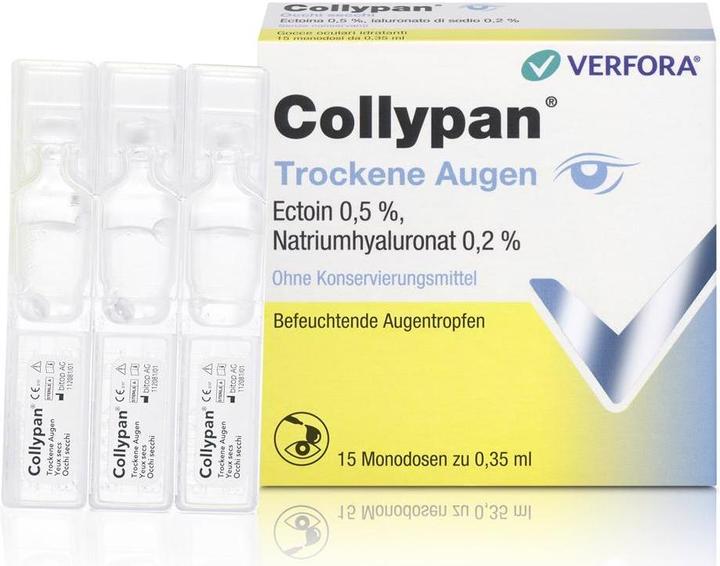 Image du produit Collypan Yeux secs monodose (0.35 ml, 15 pièces)