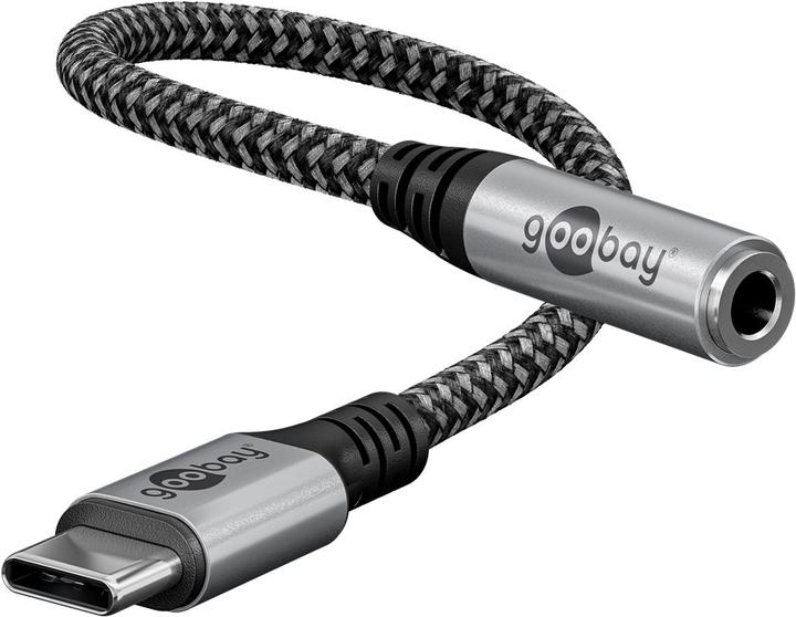 Actual product image Goobay USB-C to jack adapter (USB Type C, 3.5mm socket)