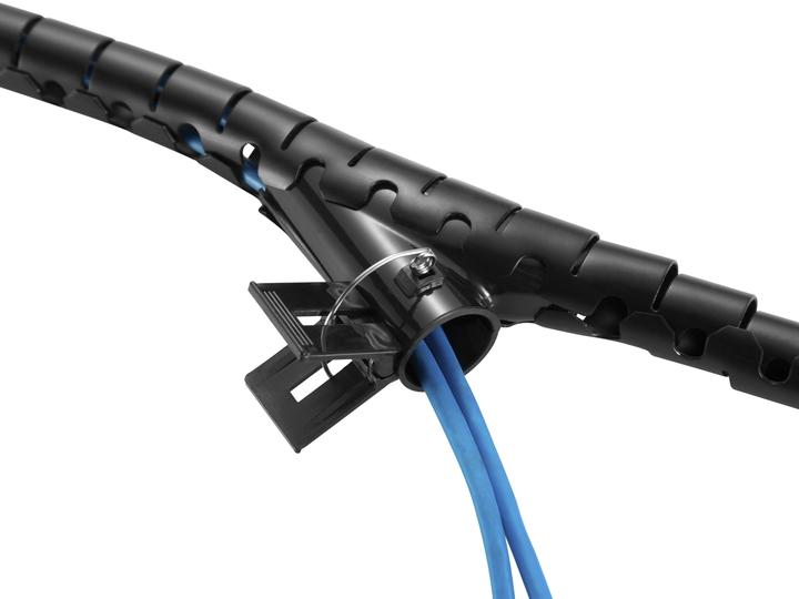 Actual product image equip Spiral cable conduit 250cm for under-sink installation bw (Cable spiral hose, 250 cm)