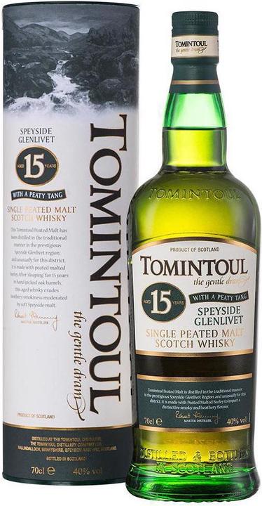 Image du produit Tomintoul 15 ans avec un Peaty Tang 0.7 l (Single Malt, Scotch Whisky)