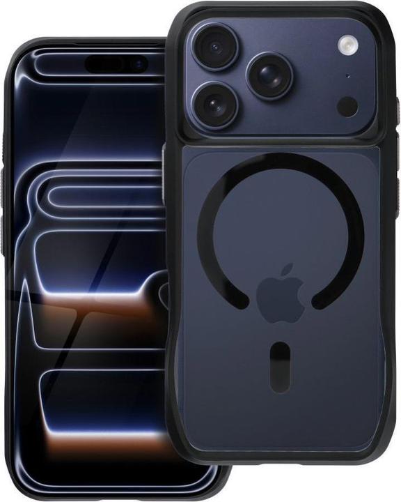 Actual product image Roar Back panel cover case SLIM DEFENDER compatible with MagSafe for IPHONE 17 Pro Max black (Apple iPhone 17 Pro Max)