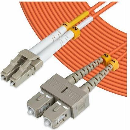 Actual product image MicroConnect Network cable - LC/UPC multi-mode (M) to SC/UPC (S/UTP, 1 m)
