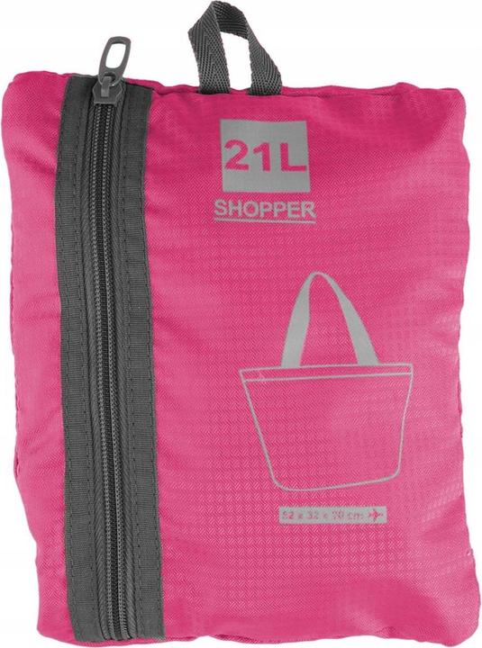Actual product image Dunlop - Foldable shopping bag (pink) (21 l)