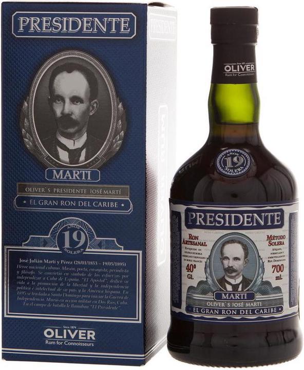Actual product image Oliver & Oliver Presidente Marti 19 anos Solera 0.7 l (1 x 70 cl)