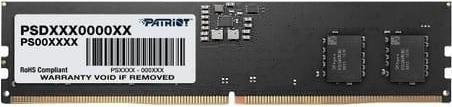 Nährwerte und Zutaten Patriot Signature PSD58G480041S memory module GB DDR5 (1 x 8GB, 4800 MHz, DDR5-RAM, SO-DIMM)
