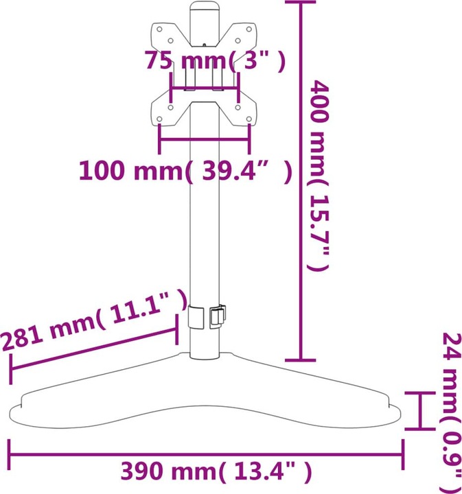 Actual product image VidaXL Cerberus (27")