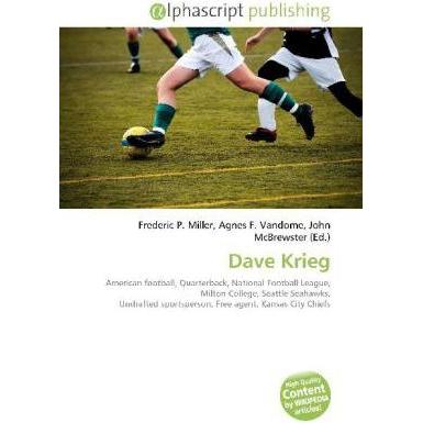 Thumbnail - Dave Krieg, Ratgeber von Agnes F. Vandome, Frederic P. Miller, John McBrewster