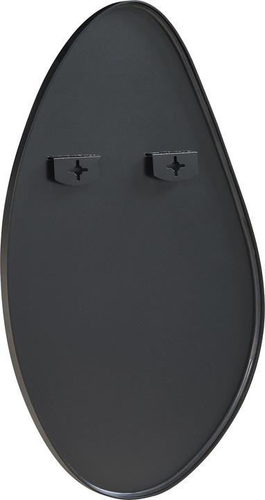 Produktbild En.Casa Wandspiegel Orland 82x46 cm Schwarz