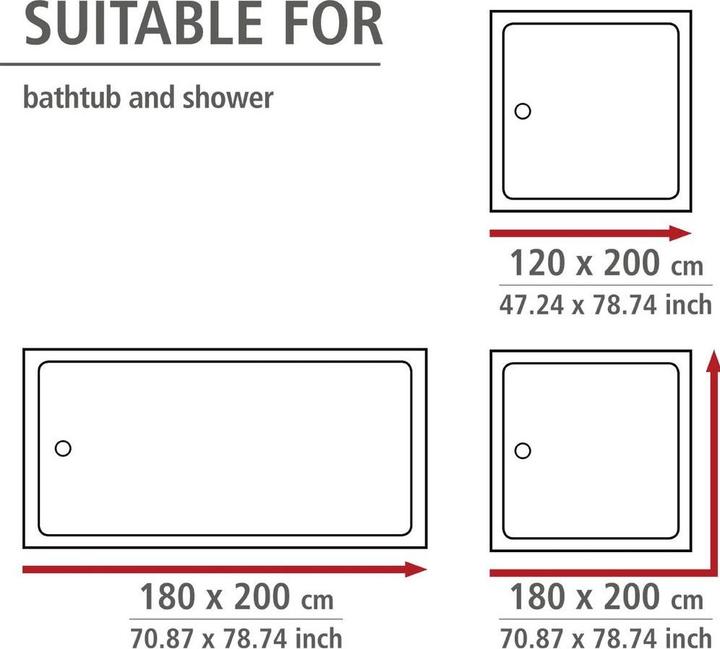 Produktbild Wenko Astera (180 x 200 cm)