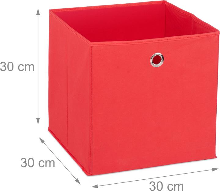 Actual product image Relaxdays Storage Box Set of 2 (30 x 30 x 30 cm, 9 l)