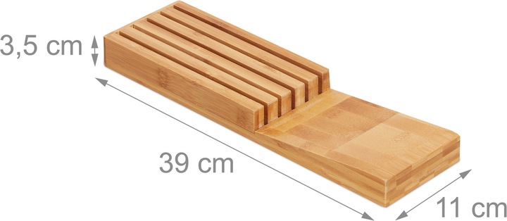 Image du produit Relaxdays Range couteaux de cuisine