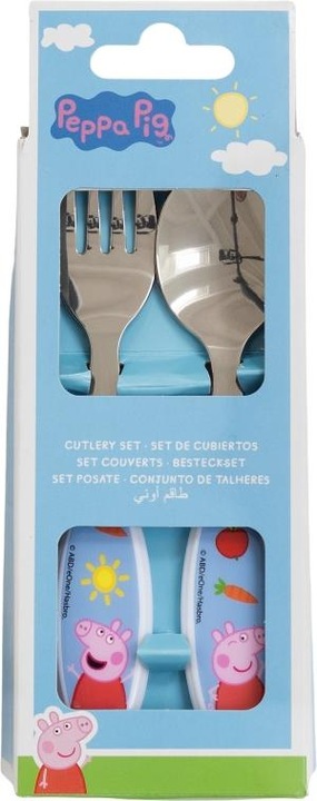 Image du produit Stor Peppa Pig - Set de couverts pour enfants 2 pièces