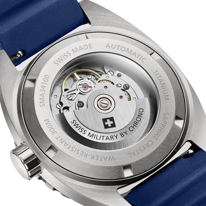 Produktbild Swiss Military SMA34100.09 Diver Titanium Automatik 42mm 30ATM (Taucheruhr, 42 mm)