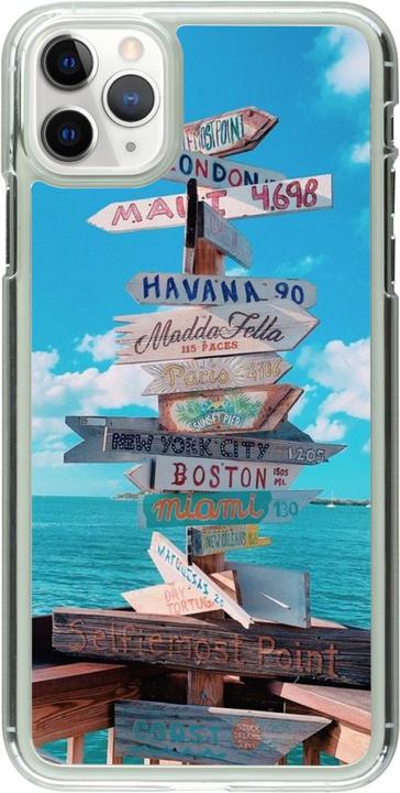 Produktbild PhoneLook Hülle transparent Cool Cities Directions (Apple iPhone 11 Pro Max)