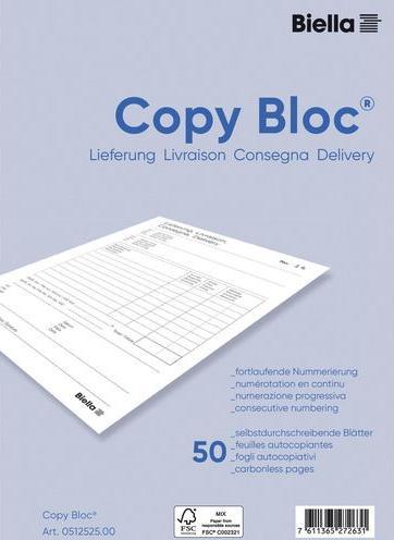 Produktbild Biella Durchschreibeblock Copy Block (100x)