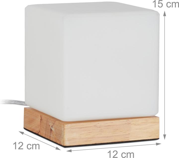 Actual product image Relaxdays table lamp (E14)