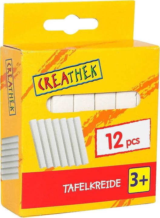 Immagine prodotto Creathek Gesso per lavagna 12 pezzi bianco (12x)