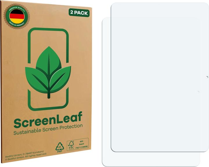 Produktbild ScreenLeaf Schutzfolie für Samsung Galaxy Tab S11 (Hochformat) nachhaltiger Displayschutz Display Schutz Folie (2 Stück, Galaxy Tab S11)