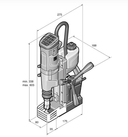 Actual product image Fein KBU 35 QW (Electrical connection)