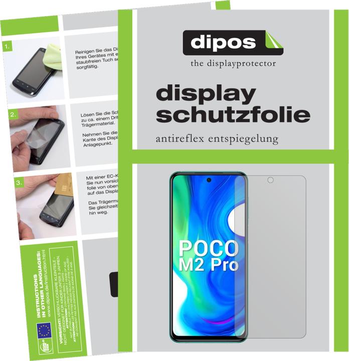 Dipos Displayschutzfolie Antireflex (1 Stück, Xiaomi Poco M2 Pro)