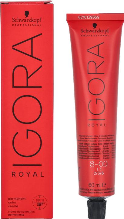 Image du produit Schwarzkopf Professional Igora Royal (8-00 Blond clair Nature Extra Nature Extra)