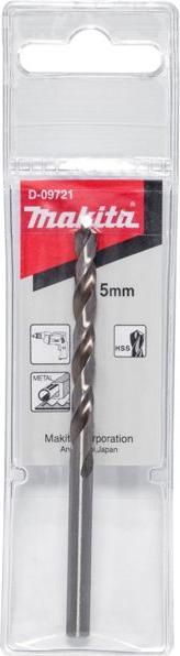 Actual product image Makita HSS twist drill, 5mm x 86 mm (5 millimetres)