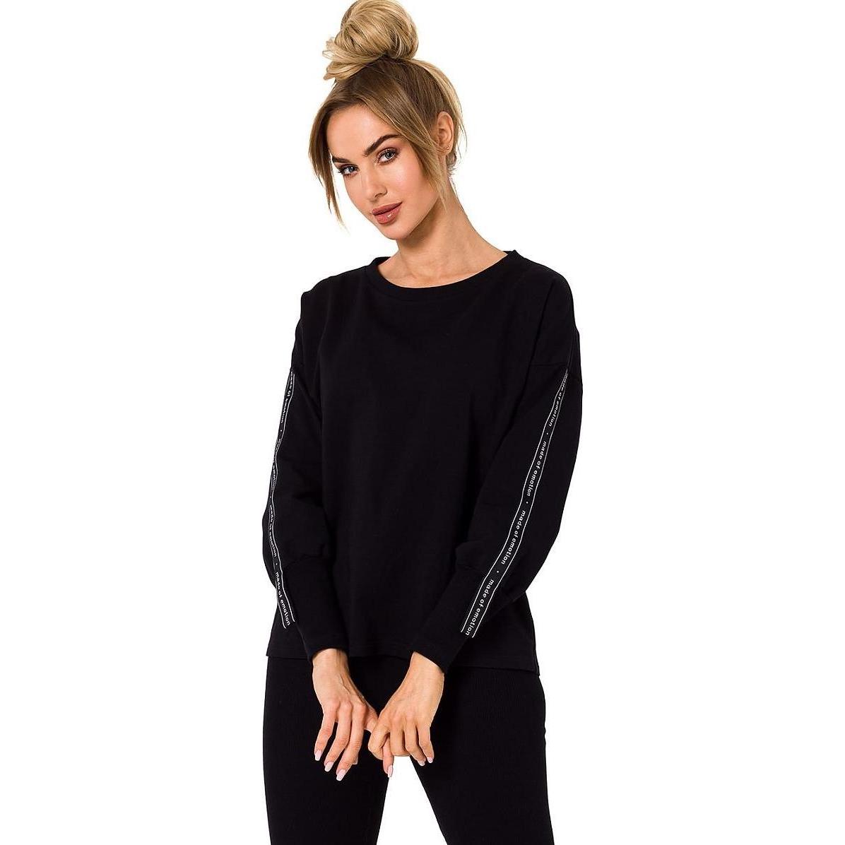 Made of Emotion, Herren, Pullover, Sweater Moe, Schwarz, (XXL)