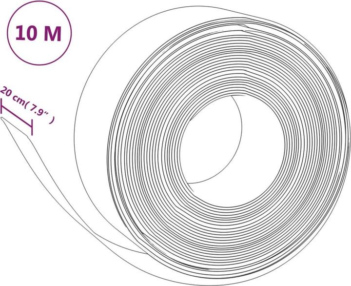 Produktbild vidaXL Rasenkante (1000 cm)
