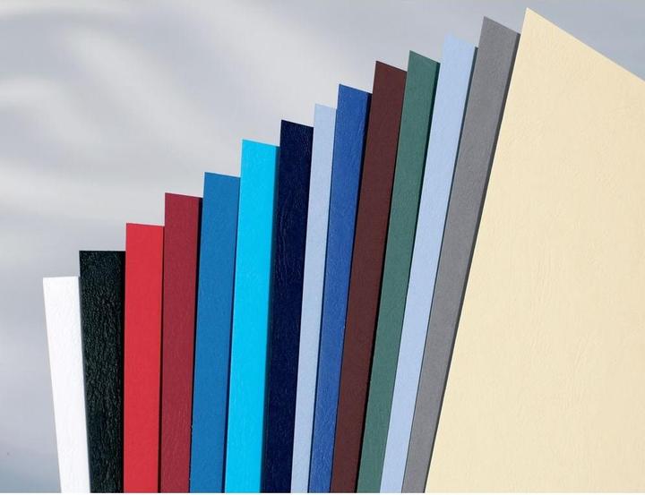 Actual product image GBC LeatherGrain cover material A4