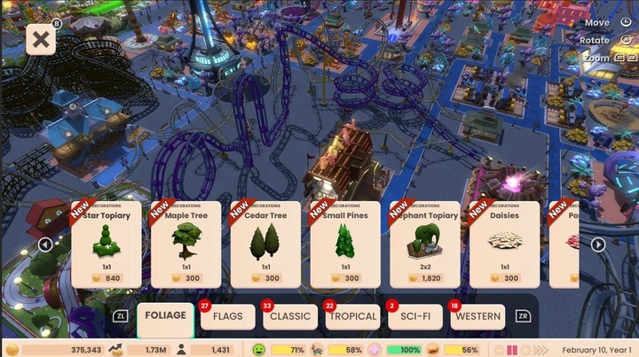 Actual product image Atari RollerCoaster Tycoon Adventures Deluxe (PS4, PS5, DE)