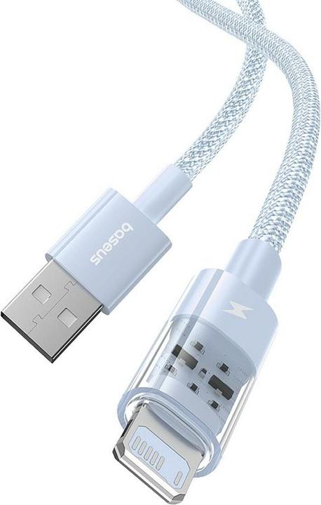 Produktbild Baseus Gem USB zu IP 2.4A Schnellladekabel 1 m Blau (1 m)