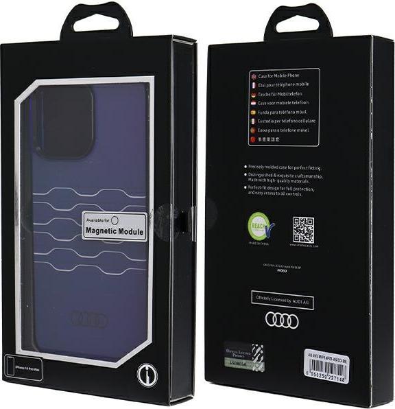 Produktbild Audi IML MagSafe Case iPhone 14 Pro Max 6.7" niebieski/navy blue hardcase AU-IMLMIP14PM-A6/D3-BE (Apple iPhone 14 Pro Max)