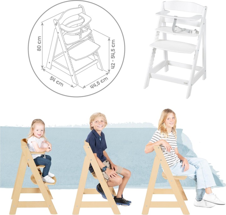 Produktbild Roba Born up, Set 2in1 (Hochstuhl)