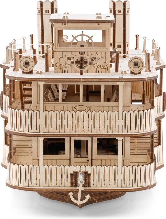 Actual product image Eco Wood Art Paddle steamer "River Princess" - 3D wooden kit