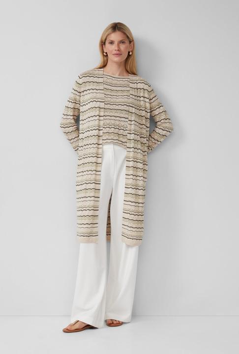 Produktbild s.Oliver Strickjacke Langer Cardigan mit Ajourmuster und Glitzergarn (32)