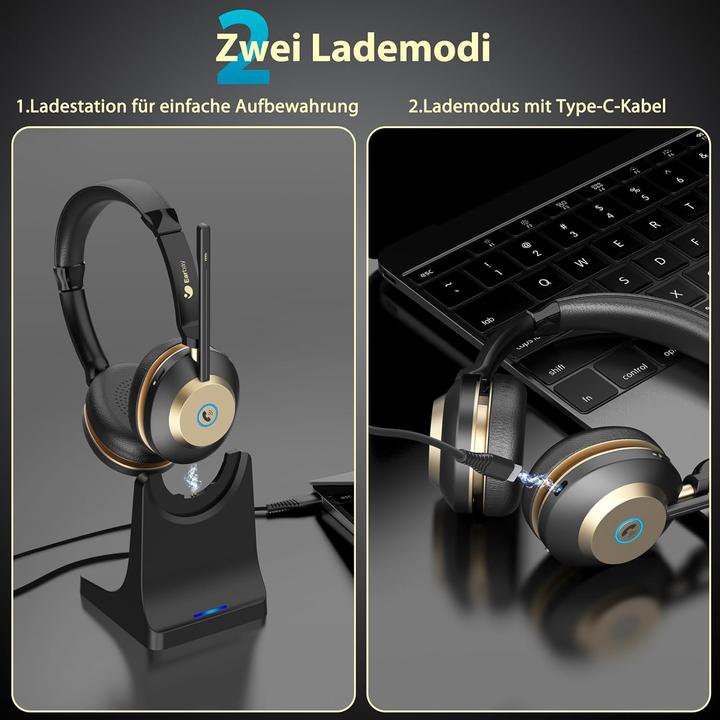 Produktbild EarBay Kabelloses Bluetooth-Headset mit Mikrofon (Kabellos)