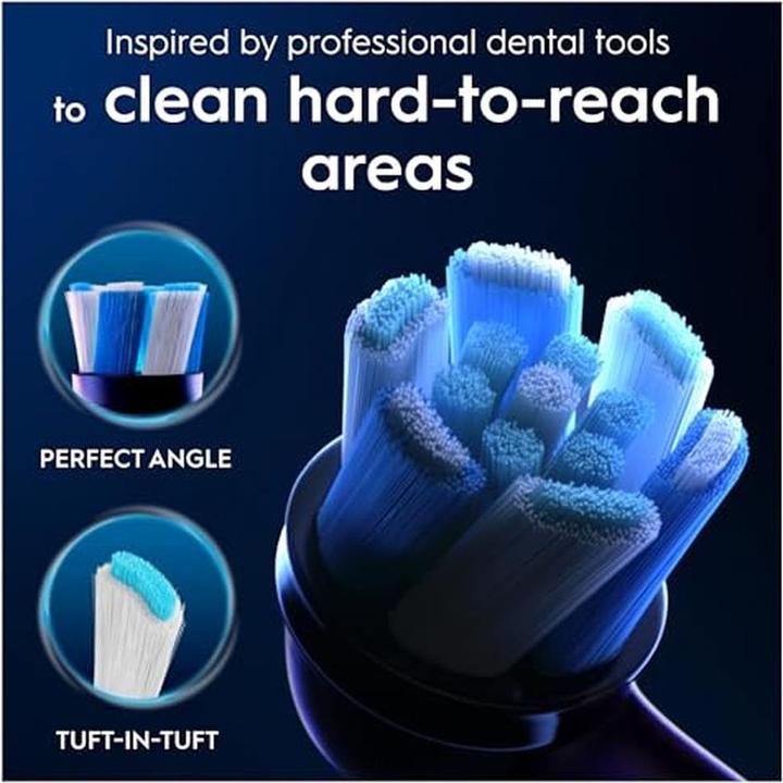 Productafbeelding Oral-B Oral B - iO Series Ultimate Clean Black Replacement Brush Heads - Black - 8 count (8 x)