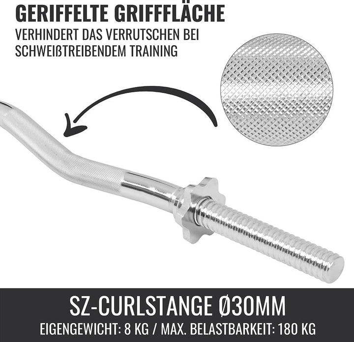 Image du produit Gorilla Sports Barre de curl