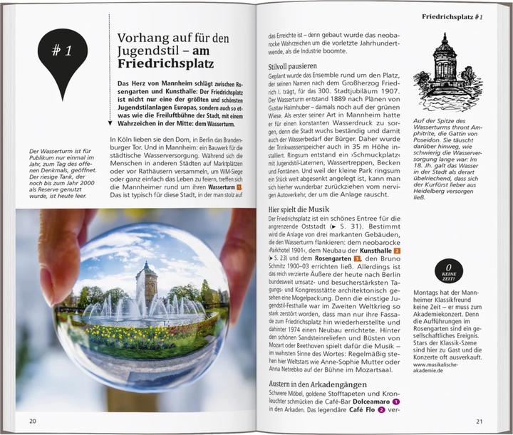 Produktbild direkt Reiseführer Mannheim (Deutsch, Annika Wind, 2024)